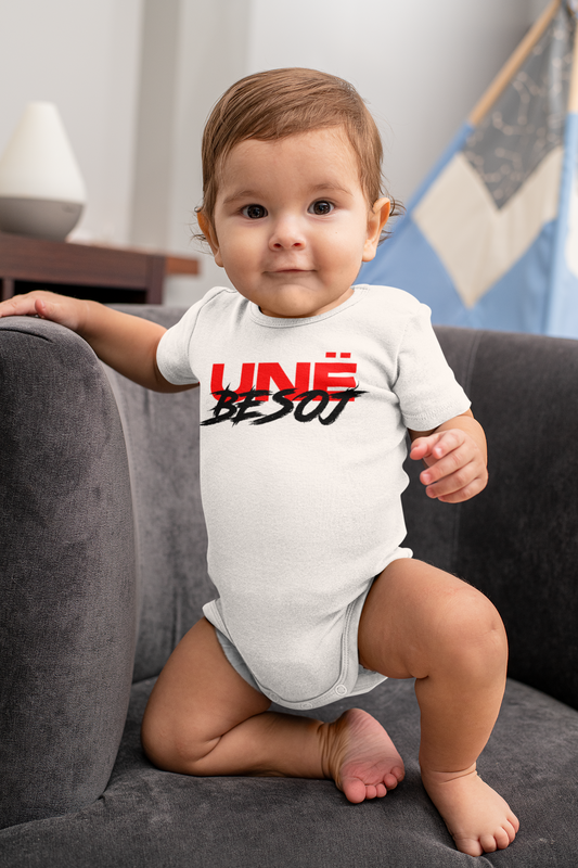 WHITE BODYSUIT FOR BABY WITH GRAFFITI