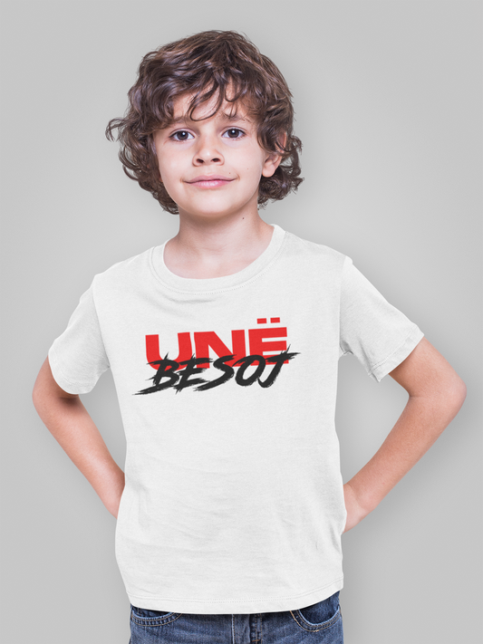 WHITE T-SHIRT FOR KIDS WITH GRAFFITI